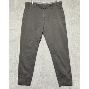 Banana Republic Mason Athletic Tapered Fit Chinos Mens 35x32 Gray Pants Cotton